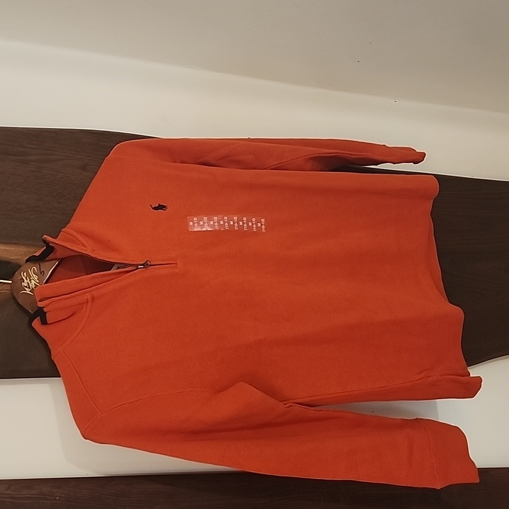 Polo Ralph Lauren Sweater. M 10-12 Orange